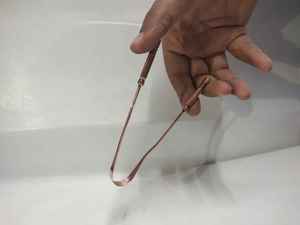 Limpiador de Lengua de Cobre Puro de Nuevo Diseño |   Herramienta ayurvédica en forma de U para el cuidado bucal |   Fabricante OEM - Product Image 5