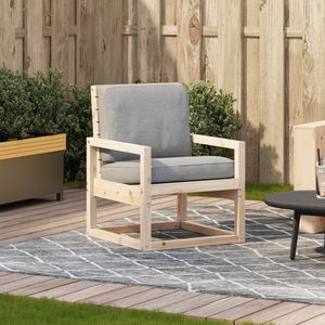 Chaise de jardin en bois de pin naturel, durable, construction solide et beauté longue durée - Product Image 3
