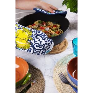 Guanto da Forno Excelsa Amalfi in Cotone 32x18 Cm Multicolore - Product Image 4