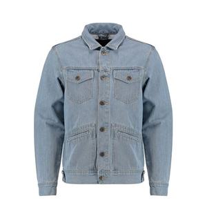 Factory Vintage <b>Denim</b> <b>Jacket</b> Custom Logo Print Eco-Friendly Casual Streetwear Men's Collection - Product Image 2