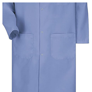 Unisex Classic White Cotton <b>Scrub</b> <b>Sets</b> with Jersey Fabric Needle Detection Professional Medical Nurse Uniform for Hospital Use - Product Image 5