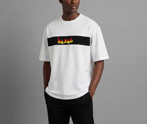 T-shirts pour hommes de haute qualité, coupe ample, 240 g/m², 100 % coton, anti-boulochage, respirants, à manches courtes - Product Image 1
