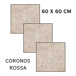Coronos Rossa Porcelain Tiles 60x60 Cm <b>Matte</b> Finish Stone Imitation Interior <b>Floor</b> Wall Tiles - Product Image 2