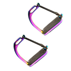 Étriers de cheval de couleur personnalisée, confortables et durables pour la pratique quotidienne de l'équitation, étriers de cheval les plus vendus, fabriqués au Pakistan - Product Image 3