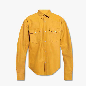 Chemises en cuir pour hommes, coupe douce, légères, respirantes, matériau de qualité supérieure, design personnalisé, confortables pour tous les jours et le soir - Product Image 1