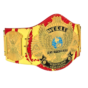 Cinturón de Campeonato Mundial de Peso Pesado Hulkamania, Edición de Coleccionista, Chapado en Oro Premium - Product Image 2