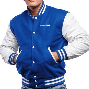 Custom Printed Long Sleeve <b>Men's</b> Varsity <b>Jacket</b>-Winter Waterproof Breathable Reversible Eco-Friendly <b>Plus</b> <b>Size</b> Custom Colors - Product Image 6