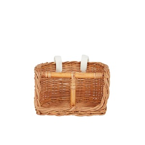 Cesta de mimbre para bicicleta, hecha a mano, cesta de almacenamiento, venta al por mayor, ecológica, hecha en Vietnam, lista para enviar. - Product Image 3