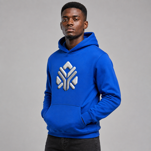 Sudadera con capucha para hombre con impresión en relieve llamativa, detalles en relieve y construcción suave, diseñada para atuendos casuales y estilo urbano. - Product Image 6
