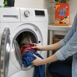 Bright Laundry <b>Detergent</b> Powder with Rose Oud Scent for Colored Fabrics Daily Wash | Powerful Dirt Removal and Fabric Freshness - Product Image 4