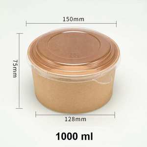 Tazones de Papel Desechables Compostables para Envasado de Alimentos, Servicio de Catering y Comida para Llevar - Product Image 5