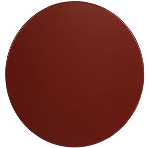 Red Round <b>Side</b> Table with Bottom Shelf Elegant Coffee Tables Design - Product Image 4