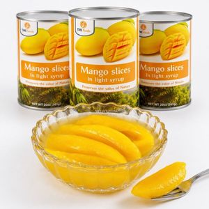 Precio de Fábrica Estándar Internacional, Mango en Rodajas Enlatado en Sirope Ligero, Producto Más Vendido de Fábrica en Vietnam, 20oz/30oz/A10 - Product Image 3