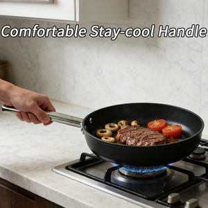 Modern Non Stick Frying Pan With Strong Base For Uniform Cooking And Better Results Non-Stick Fry Pan - Product Image 5
