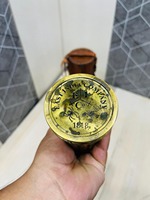 Telescopio de Latón Macizo East India Company 1818 para Bodas Religiosas de 32 Pulgadas con Estuche de Cuero