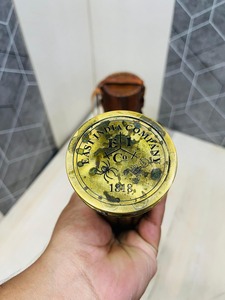 Telescopio de Latón Macizo East India Company 1818 para Bodas Religiosas de 32 Pulgadas con Estuche de Cuero - Product Image 5