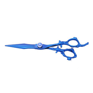 <b>Long</b> 15cm Barber Hair Dressing <b>Shears</b> Easy <b>Handling</b> Barber Hair Cut and Shape Scissors New Designed Hot Blue Color Hair Scissors - Product Image 4