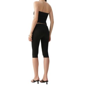 Leggings de yoga sans couture pour femmes, taille haute, effet push-up, coupe ajustée, pour Pilates, course et fitness, vente en gros personnalisée - Product Image 4