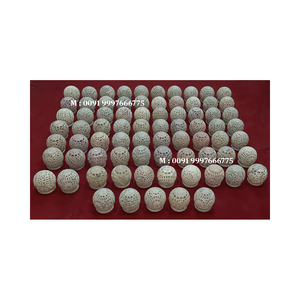 Portavelas de Piedra Jabonosa Natural con Diseño de Tallado Único, Forma Redonda, para Decoración de Hoteles y Hogares - Product Image 4