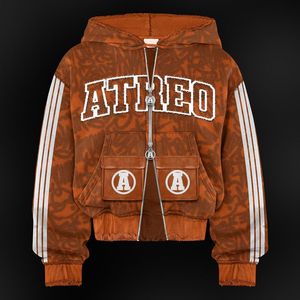 Sweat à capuche personnalisé tendance streetwear, style portrait hip-hop rap, en coton premium 100% doux comme une couverture, pour hommes - Product Image 5