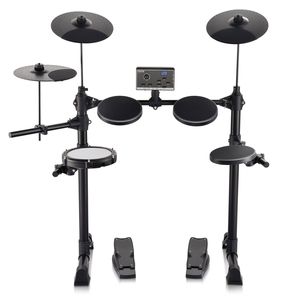 Set Batteria Elettronica 15 Pezzi con 150 Suoni, Supporto USB MIDI, Rullante in Mesh Silenzioso da 6.5 Pollici, Kit Batteria Elettronica Eco-Friendly - Product Image 1