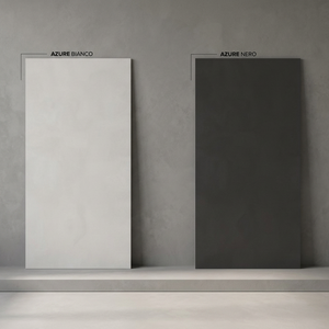 Dalles en pierre frittée 1200x2400mm aspect béton azuré, surface mate, pour décoration murale et sol intérieure et extérieure, chambre et salle à manger - Product Image 3