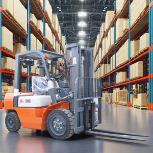 מלגזה חשמלית מוצקה בעלת שלושה גלגלים, מנוע 48, 0.6 טון, הנעה כפולה, חדשה, בעלת תו תקן CE - Product Image 6