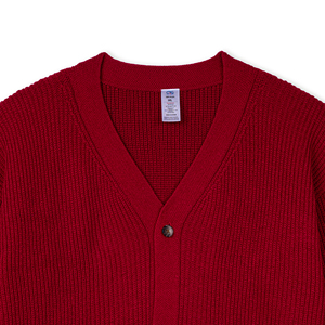 Winter Casual Simple V-neck Anti-Wrinkle <b>Thick</b> Cable Knit No Printing Knitted Solid Color 100% Acrylic ODM Drop Shoulder Women's - Product Image 3