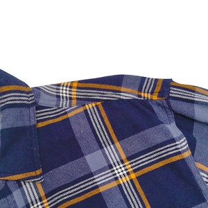 Camisas de Franela de Algodón a Cuadros de Manga Larga con Dos Bolsillos para Hombre, Estilo Regular, Venta al por Mayor - Product Image 2