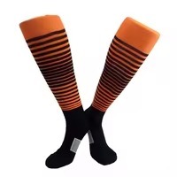<b>White</b> <b>Knee</b> <b>High</b> <b>Socks</b> for Adults Soccer Football Breathable Knitted Solid Color Regular Style Wholesale rate - Product Image 3