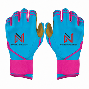 <b>Baseball</b> Batting <b>Gloves</b> Durable Leather Palm Grip <b>Gloves</b> Exporter Worldwide Shipping Service - Product Image 5