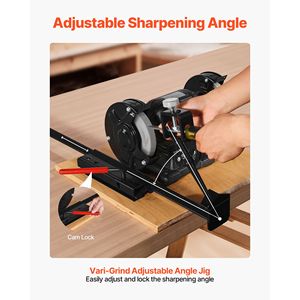 Kit Affilatura Vari Grind Pro per Smerigliatrici da Banco da 6 e 8 Pollici, Sistema Multi-Affilatura con Piattaforma e Braccio di Supporto Lungo per Affilatrici Elettriche - Product Image 4