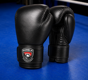 Guantes de Boxeo Profesionales Verticales Portátiles de Cuero Genuino Personalizables de Alta Calidad para Entrenamiento de Boxeo - Product Image 5