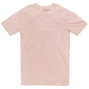 Camiseta de Manga Corta Rosa Claro para Hombre, Corte Regular, Informal, Tejido de Punto Jersey, 100% Algodón Ecológico, Cuello Redondo, Anti-Pilling, 220g - Product Image 6