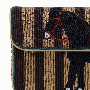 Bolso de Hombro Bohemio con Cuentas y Patrón de Caballo, Correa Única, Bolso de Moda para Mujer, Uso Diario - Product Image 4