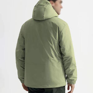 New Design Custom <b>Waterproof</b> Outdoor Windbreaker Half Zipper <b>Jacket</b> With Hoodi Polyester 2026 - Product Image 5