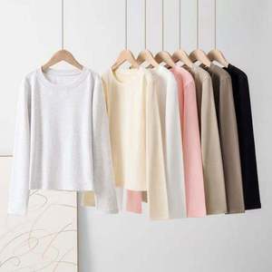 Women's Trendy Long Sleeve T Shirt Comfortable Lightweight Breathable Casual Streetwear Daily Wear <b>Top</b> for Women - Product Image 4