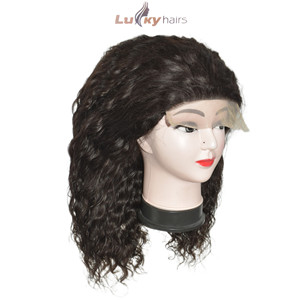Service de fabrication de perruques Full Lace personnalisées en cheveux indiens Remy, application facile, poids de 100g, densité et construction de bonnet sur mesure - Product Image 2