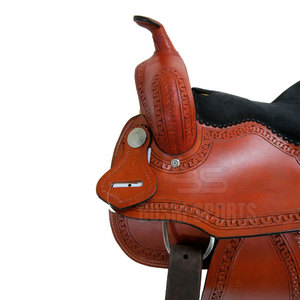 Silla de montar profesional y estable para caballos, con costuras de calidad y duradera, ideal para la equitación diaria. - Product Image 4