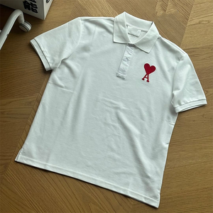 <span class=keywords><strong>Polo</strong></span> da Uomo Blu con Motivo Geometrico, Manica Corta, Cotone Oxford, Vestibilità Regolare, Traspirante, Design con Logo Frontale - Product Image 2