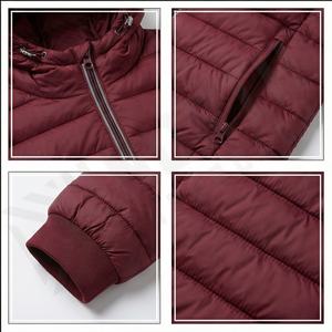 Diseño personalizado de alta calidad impermeable a prueba de viento Puffer chaqueta Unisex invierno OEM servicio frontal Moto Biker estilo forro de Bambú - Product Image 4