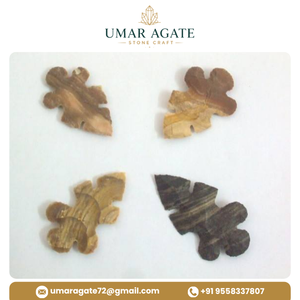 Pointes de flèches en agate naturelle, nouveau design, faites à la main, style indien, vente en gros, avec un style très apprécié en ligne - Product Image 5