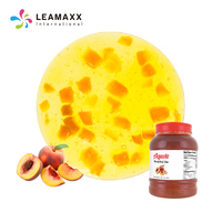 2026 Leamaxx Taiwan Perzikjam Saus Smoothie Dranken Bubble Tea Vloeibaar - HACCP Gecertificeerd 15 Maanden Houdbaarheid Groothandel Leveringen
