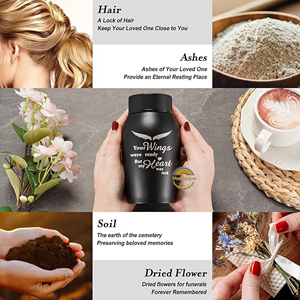 Decorative Metal Urn for Funeral <b>Memorial</b> Custom Color Metal Ashes Urn Engraved Brass <b>Memorial</b> Urn for Adults Wholesale - Product Image 6