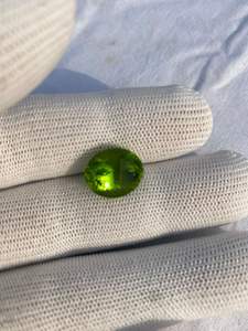 Peridoto Natural, Piedra Preciosa Suelta, 10.11 Quilates, Corte Oval Mixto, Peridoto Verde Certificado - Product Image 3
