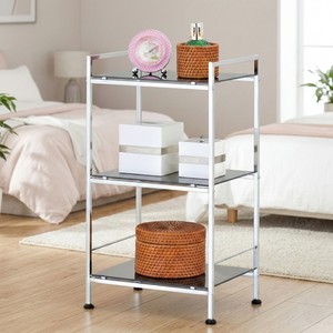 Modern 3-Tier Metal Bathroom Corner Stand Home Storage Furniture for Hotels Wholesale Household Storage <b>Shopee</b> Taiwan Sale - Product Image 4