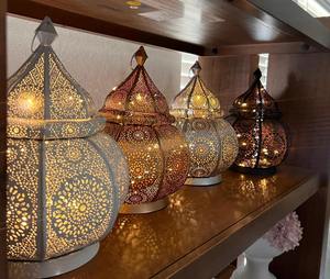 Linterna Multicolor para Ramadán y Eid, Hecha a Mano en Hierro, Ecológica, Duradera, Decoración Islámica para el Hogar, Proveedor OEM Personalizado - Product Image 4