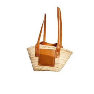 Rench Asket-bolsas de paja elegantes, bolsos de hombro personalizados, productos al por mayor - Product Image 1