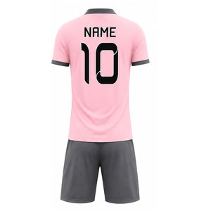 Conjunto de Uniforme de Fútbol Personalizado para Entrenamiento de Fútbol para Hombres Adultos Profesionales, Camiseta y Pantalones Cortos Transpirables que Absorben la Humedad 100% - Product Image 3