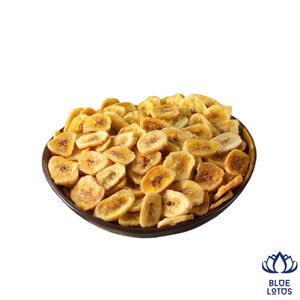 Très demandé : Tranches de banane séchée Blue Lotus du Vietnam, chips de fruits croustillantes, en sachet sous vide, durée de conservation de 12 mois, pour la consommation quotidienne - Product Image 1